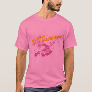 Video Armageddon - 80:s Rosa Manar T-shirt
