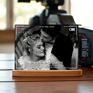 Video Camera Photo Bröllop Spara Datumet