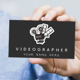 Video Filmmaker Video Photo Social Media Visitkort