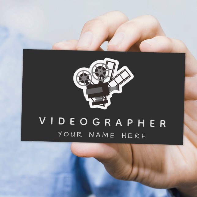 Video Filmmaker Video Photo Social Media Visitkort (Skapare uppladdad)