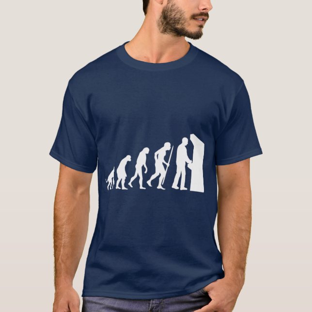Video från old school på den konstiga Arcade Evolu T Shirt (Framsida)