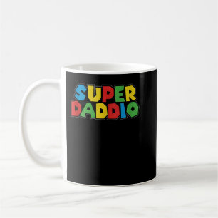 Video Gam för toppen Daddio Funny Gamer Pappa Fars Kaffemugg