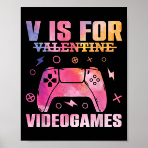 Video Game Älskare, citatspelerpun Graphic Text De Poster
