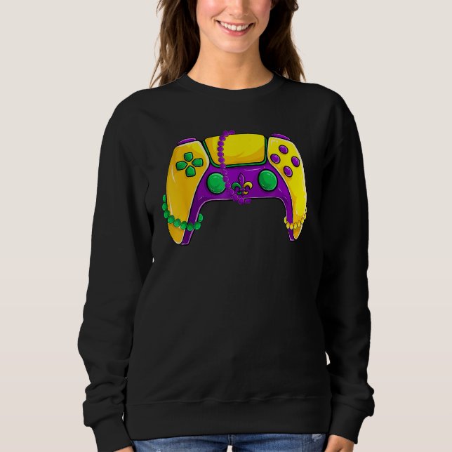 Video Game Beads Kids Mardi Gras Shirts, Gamer Boy T Shirt (Framsida)