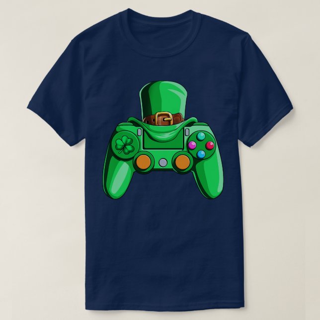 Video Game Boys St patricks day Gaming St Pattys D T Shirt (Design framsida)