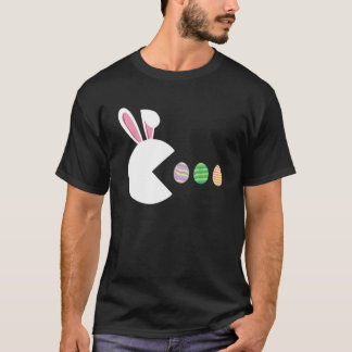 Video Game Bunny Eggs Påsk Gamer Kids Boys Manar G T Shirt