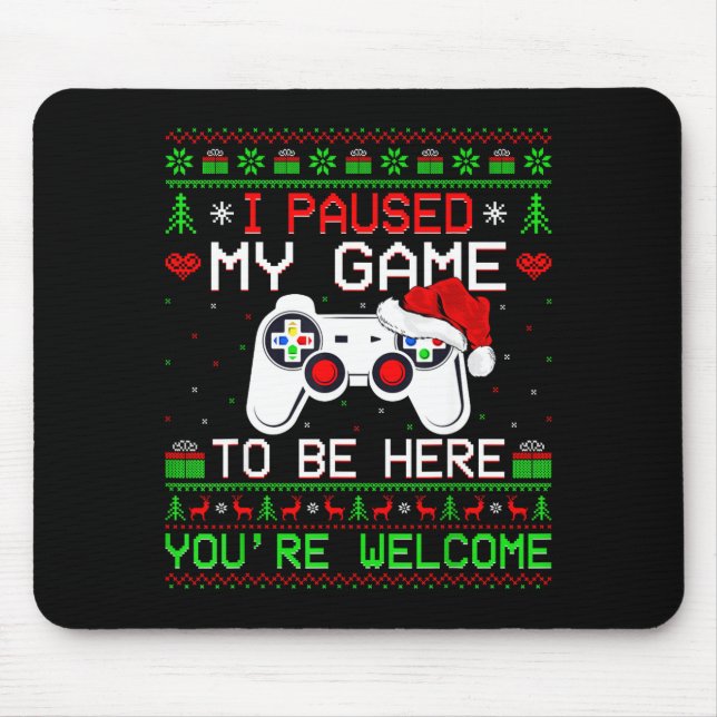 Video Game Christmas Ugly Sweater Funny Gamer Gami Musmatta (Framsidan)