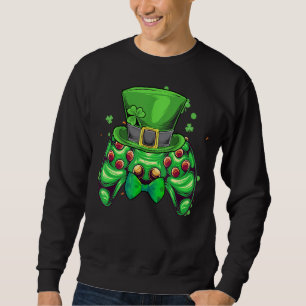 Video Game Controller Irish Gamer Boys St Patricks Lång Ärmad Tröja