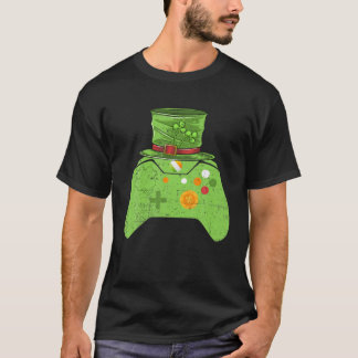 Video Game Controller Irish Gamer Boys St Patricks T Shirt