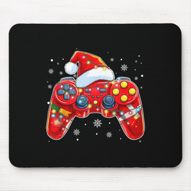 Video Game Controller jul Santa Hat Gamer Bo Musmatta (Framsidan)