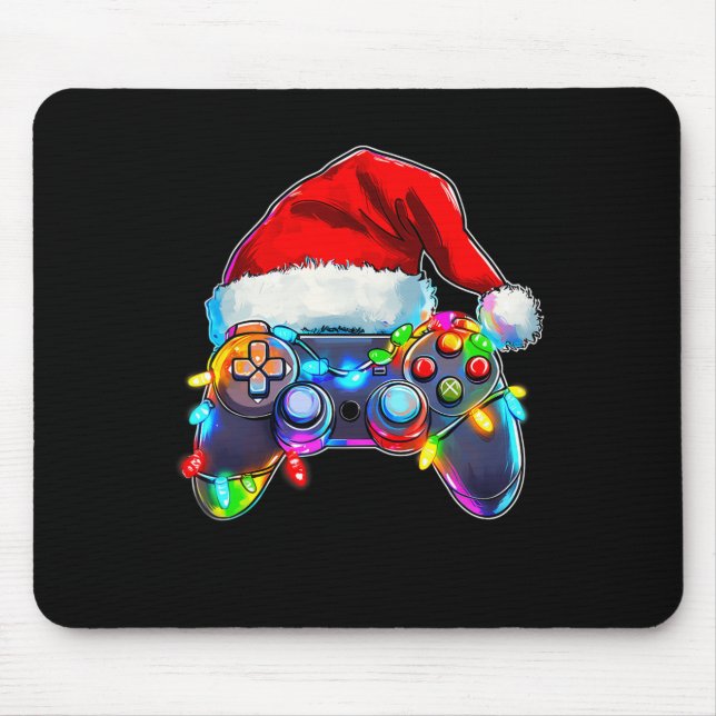 Video Game Controller jul Santa Hat Gamer Bo Musmatta (Framsidan)