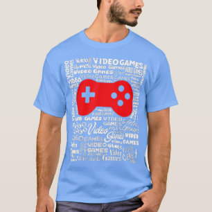 Video Game Controller Text Ord Cloud Coola Art -g T Shirt