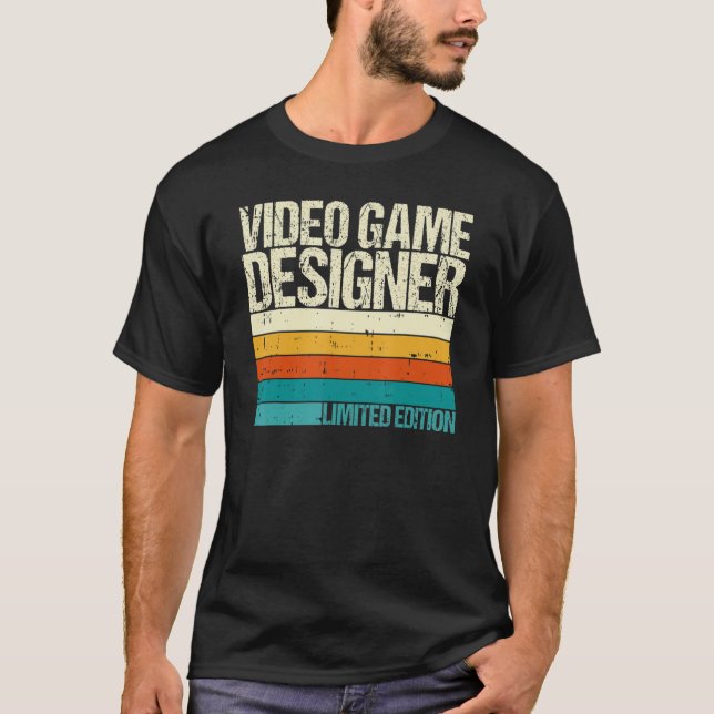 Video Game Designer Limited Edition T Shirt (Framsida)