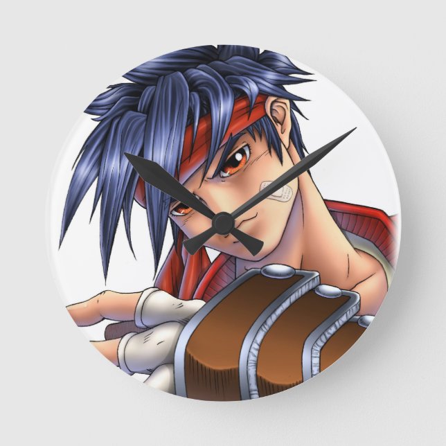 Video Game Fläkt Art Rund Klocka (Framsida)