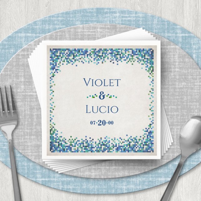 Video Game Geek Bröllop Pappersservett (Skapare uppladdad)