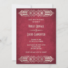 Video Game Geek Red Bröllop Inbjudningar