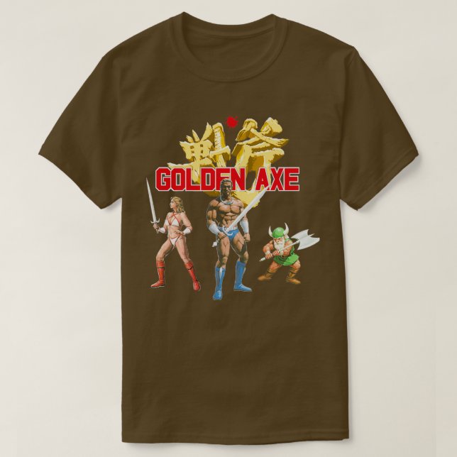 Video Game Golden Ax TShirt T Shirt (Design framsida)