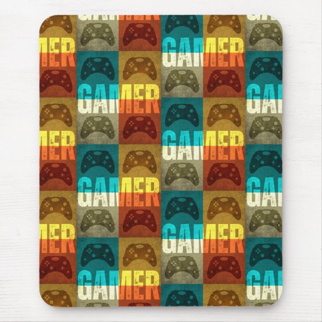 VIDEO-GAME-KONTROLLANT FÖR GAMER VINTAGE MUSMATTA (Framsidan)