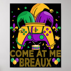 Video Game Mardi Gras Karnevalskostym Gaming Cont Poster