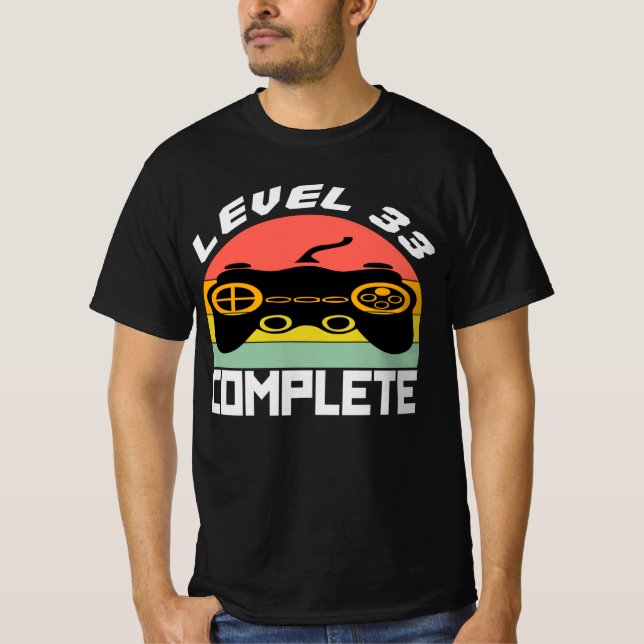 VIDEO GAME - NIVÅ 33. T SHIRT (Framsida)