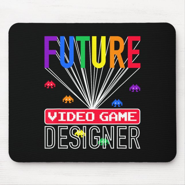 Video Game Shirt Future Video Game Designer Kids Musmatta (Framsidan)