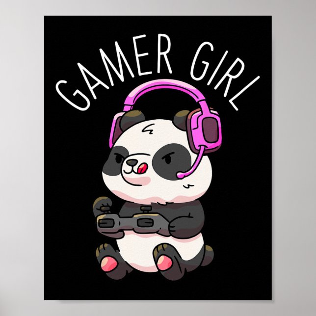 Video Game Women Girls Gi Poster (Framsidan)