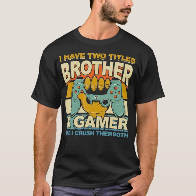 Video Gamer Boys Kids Gift Brot Professionell Game T Shirt (Framsida)