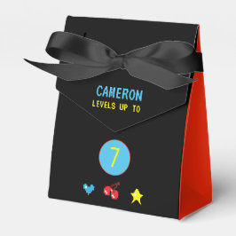 Video Gamer Red Black Arcade 7:e födelsedag Presentaskar