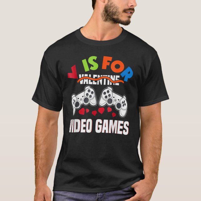 Video Games Alla hjärtans dag För barn Boys 2 T Shirt (Framsida)