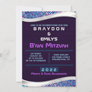 VIDEO GAMES B'nai Mitzvah-inbjudan Inbjudningar