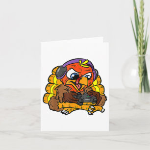 Video Games G.G för Thanksgiving Gamer Funny Coola Kort