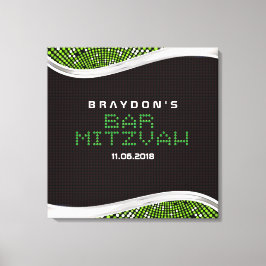 VIDEO GAMES Pub Mitzvah Memory Sign-In Board Canvastryck