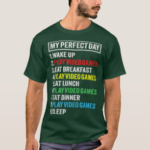 Video Games Shirt Funny Gamer Gift på min Perfekt T
