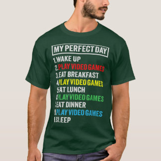 Video Games Shirt Funny Gamer Gift på min Perfekt T