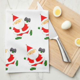 Video Gaming Christmas Holiday Kökshandduk