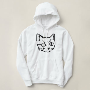 VIDEO KITTY KATT PIXEL KONST HUUVUDTRÖJA T SHIRT