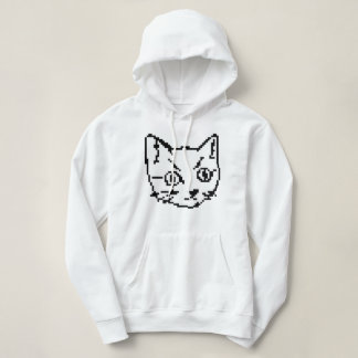 VIDEO KITTY KATT PIXEL KONST HUUVUDTRÖJA T SHIRT