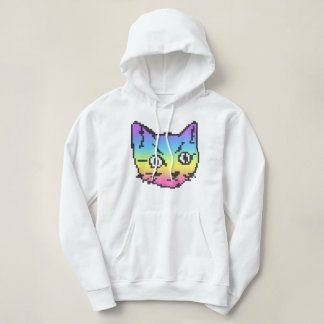 VIDEO KITTY KATT PIXEL KONST HUUVUDTRÖJA T SHIRT