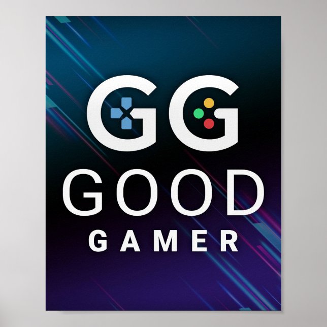 Video om GG Bra Gamer Poster (Framsidan)
