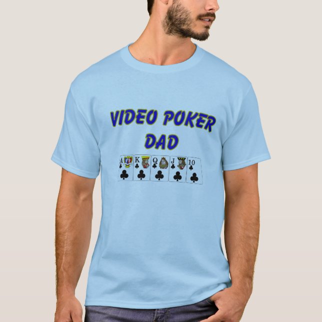 Video pokerpappa t-shirt (Framsida)