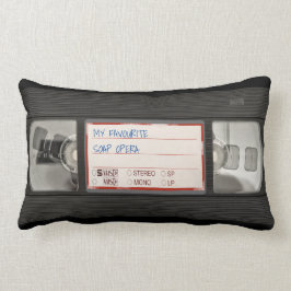 Video retro anpassade för VHS Lumbarkudde