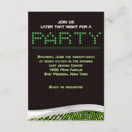 VIDEO SPEL Bar Mitvah Inbjudan Party Kort