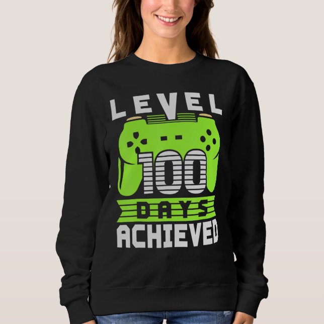 Video Spelare Student 100:e Dag Läraren 100 Dagar  T Shirt (Framsida)