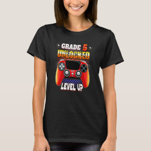 Video Spelare Tillbaka Till Skolan Betyg 5 Upplås T Shirt