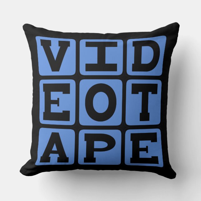 Videoband, VHS-band Kudde (Framsida)