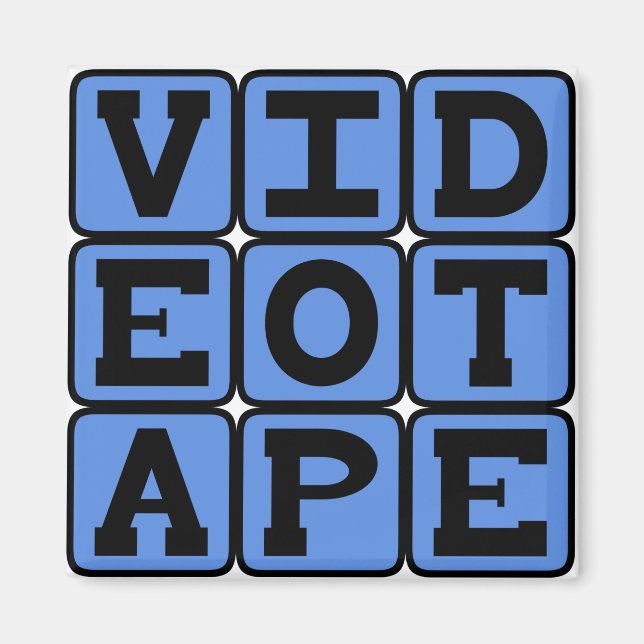 Videoband, VHS-band Magnet (Framsidan)