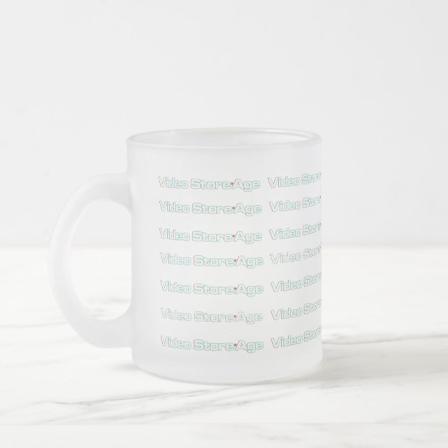 Videobutik.Åldersmuggar Frostad Glasmugg (Vänster)