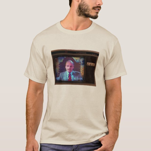 Videodrome Cronenberg Brian Oblivion T-Shirt (Framsida)