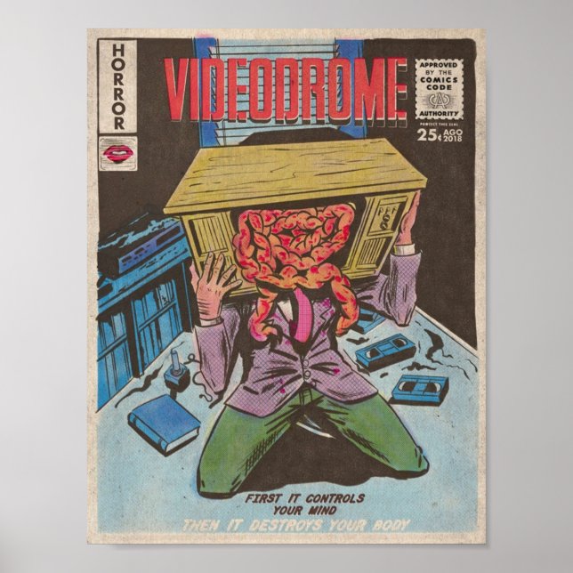 Videodrome Movie Poster (Framsidan)