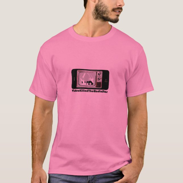 Videoen dödade radiosände stjärnan t-shirt (Framsida)